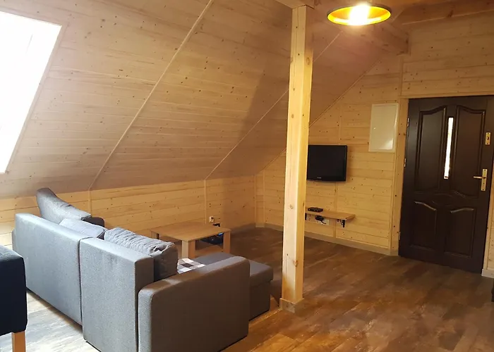 Wooden In Skrzynia With Terrace Prázdninový dům